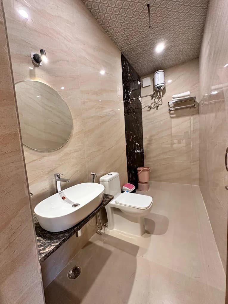 Marble bathroom